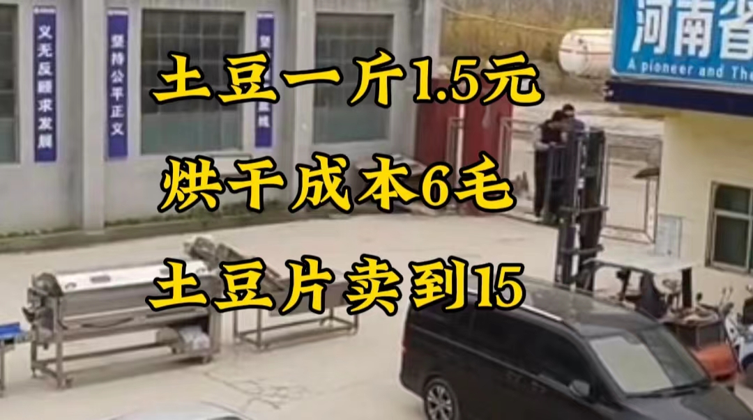 土豆片生產(chǎn)線視頻